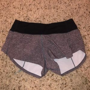 Lululemon size 2 shorts grey